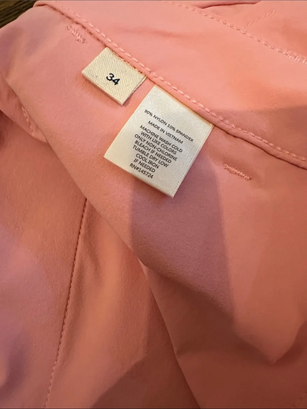 Light Pink Performance - Harris Golf Shorts from Onward Reserve
